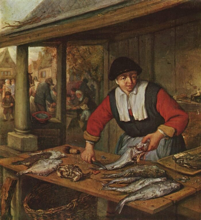 A Die Fischverkauferin