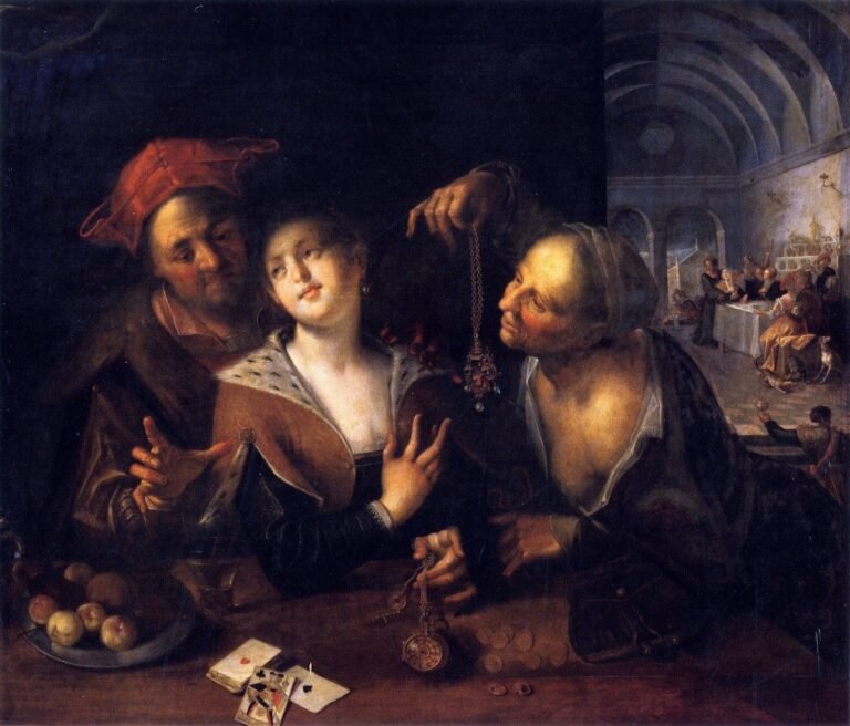 A Procuress with a Couple