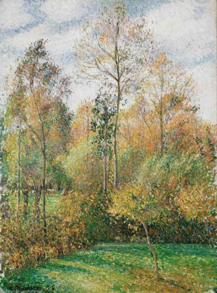 Autumn Poplars 1894