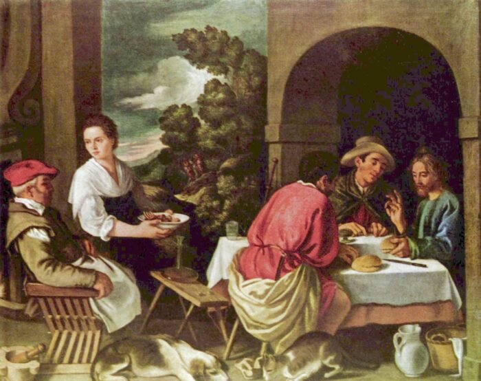 Christus und die Junger von Emmaus