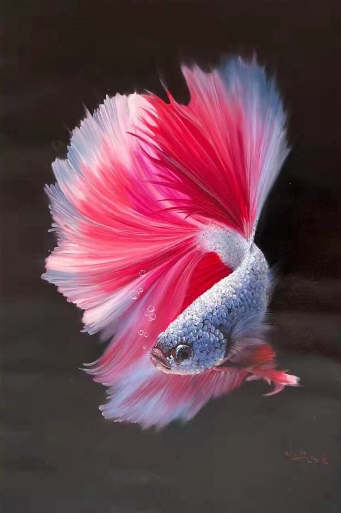 Feng Shui Goldfish Painting