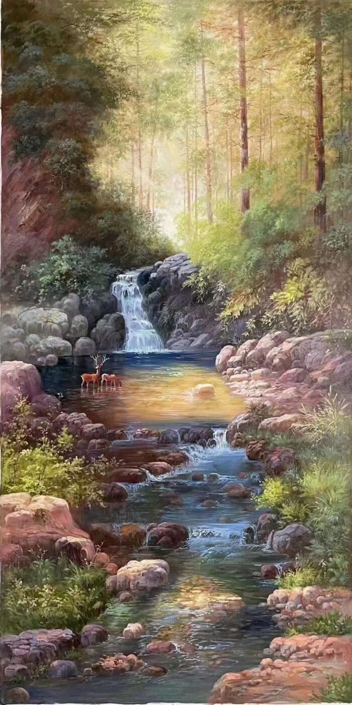 Waterfall Painting Feng Shui