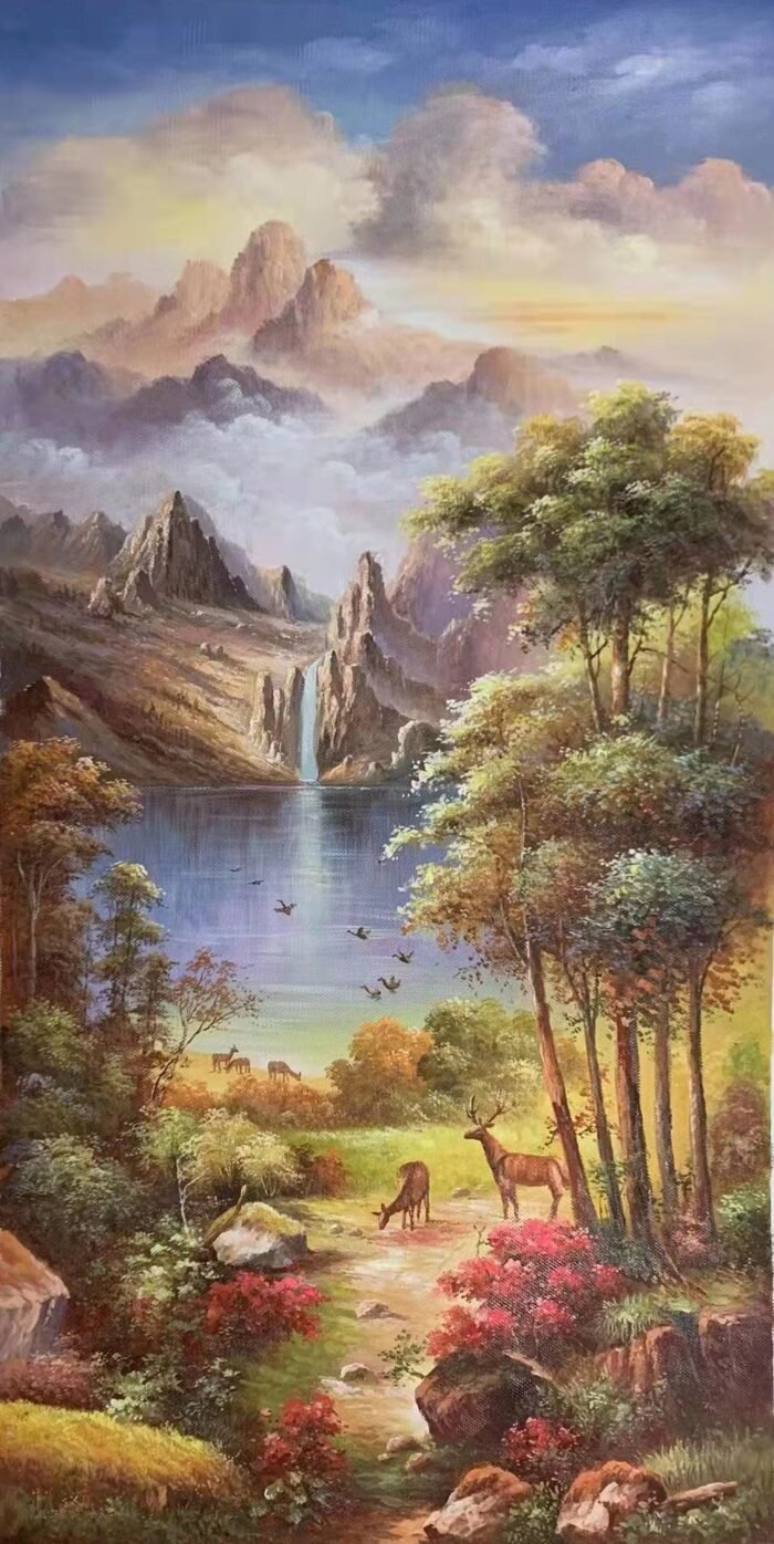 Waterfall Painting