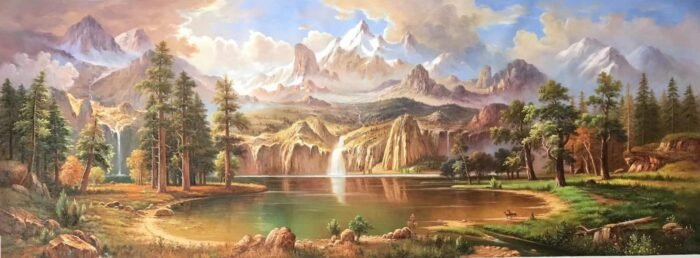 Feng Shui Artwork Waterfall
