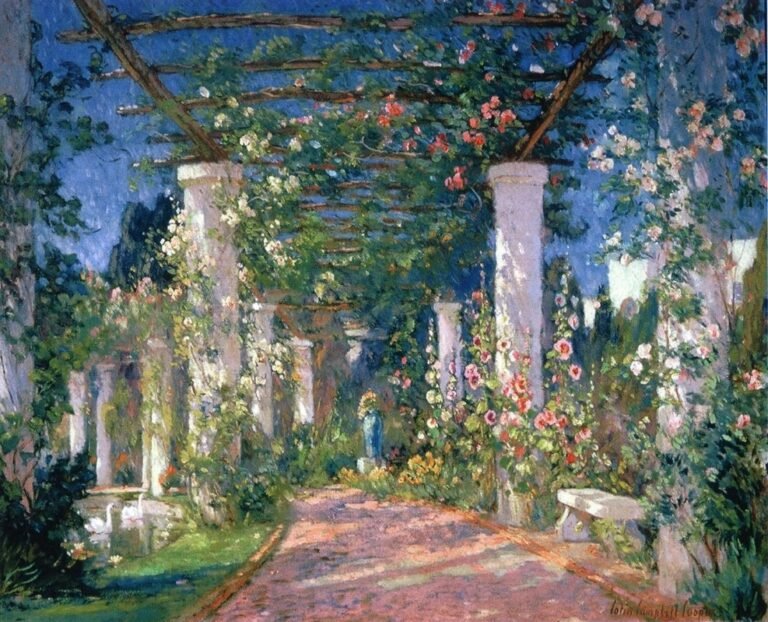 Pergola at the Hotel Samarkand Santa Barbara