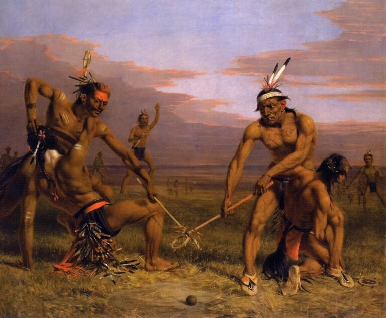 Sioux Playing Ball
