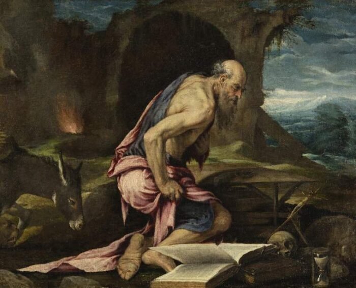 St Jerome in the wilderness