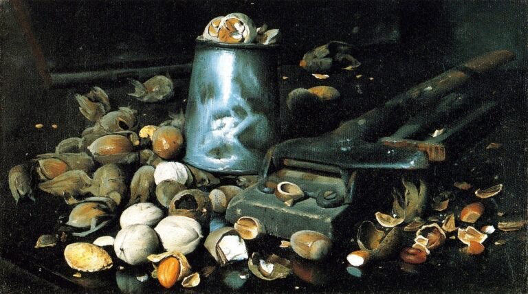Still LIfe with Tin Can and Nuts