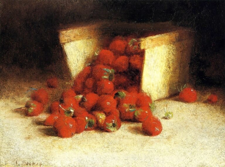 Strawberries Spilling Out of a Box