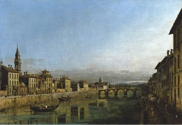 The Arno in Florence with the Ponte Alla Carraia