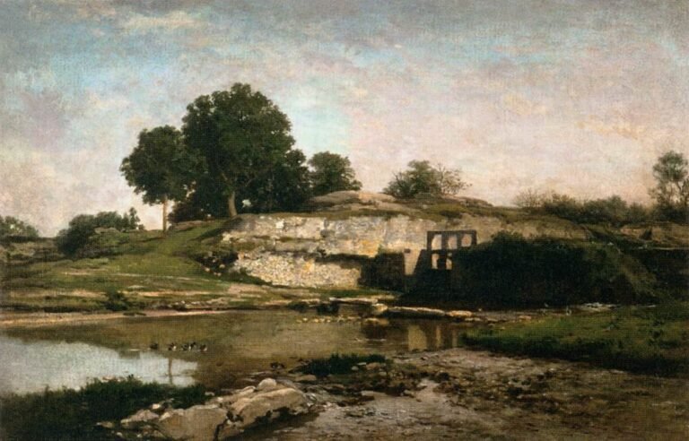 The Sluice-gate at Optevoz