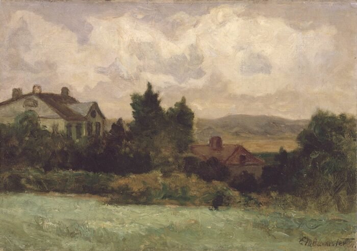 Untitled (houses and trees)