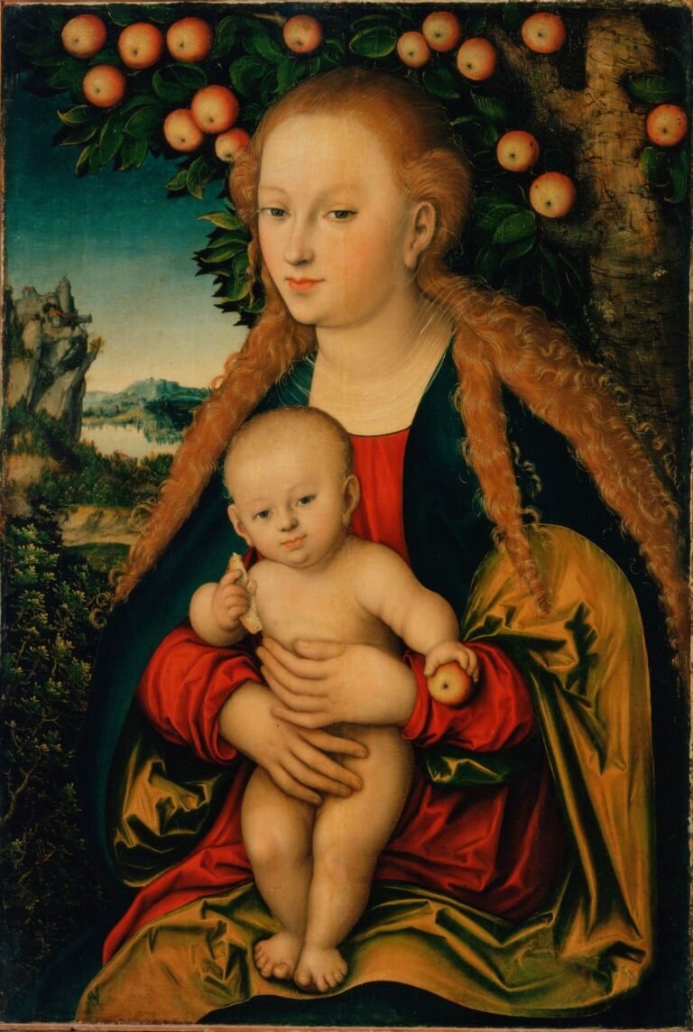 Virgin and Child under an Apple Tree