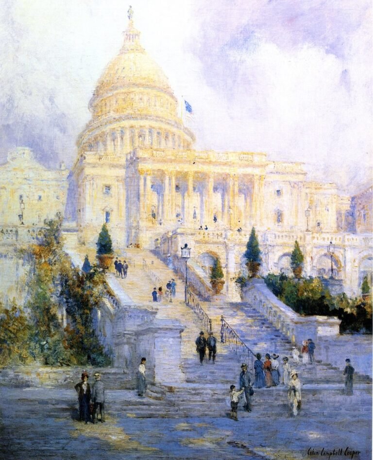 West Front Steps of the Capitol